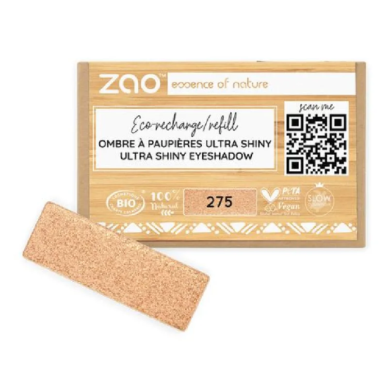 Fard de pleoape, ultra shiny, 275 Golden Orange, Zao ZAO ORGANIC MAKEUP — preț și oferte