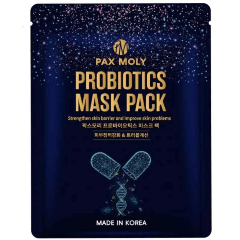 Masca tip servetel cu probiotice, 25ml, Pax Moly — preț și oferte