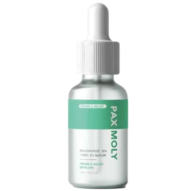 Serum cu 15% niacinamide + 5% zinc, 30ml, Pax Moly — preț și oferte