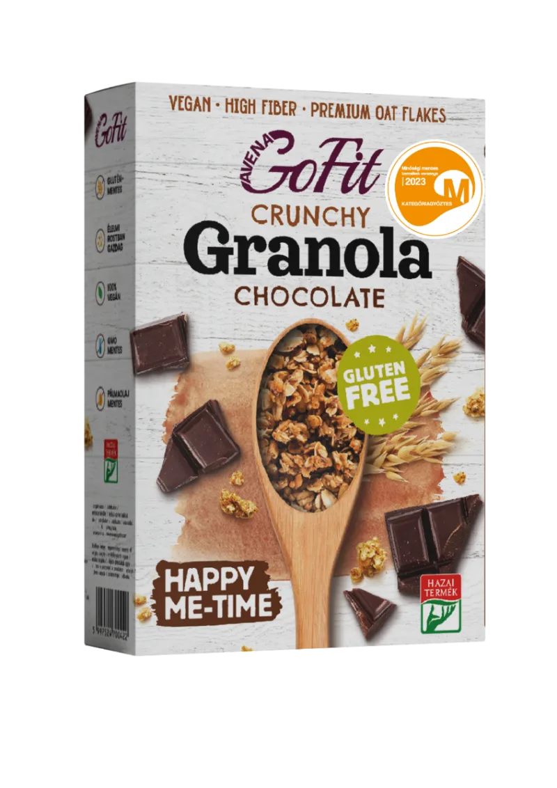 Granola cu ciocolata fara gluten, 250g, Avena GoFit — preț și oferte