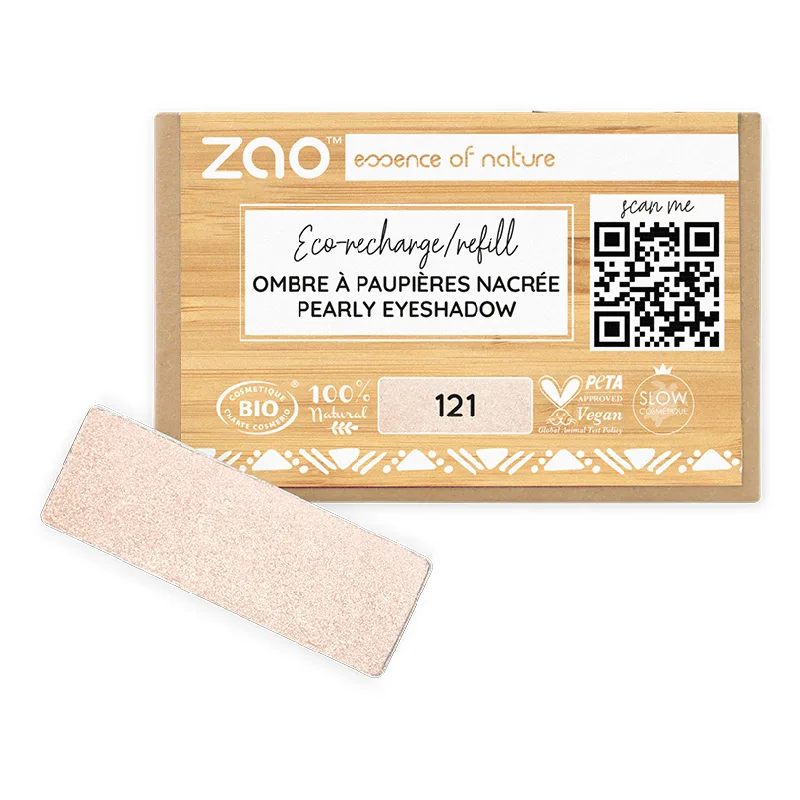Fard de pleoape, 121 Pearly Ivory, Zao ZAO ORGANIC MAKEUP — preț și oferte