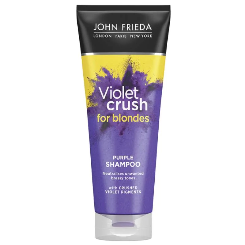 Sampon cu pigmenti violet pentru par blond Violet Crush, 250ml, John Frieda — preț și oferte
