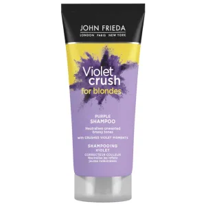Sampon cu pigmenti violet pentru par blond Violet Crush, 75ml, John Frieda