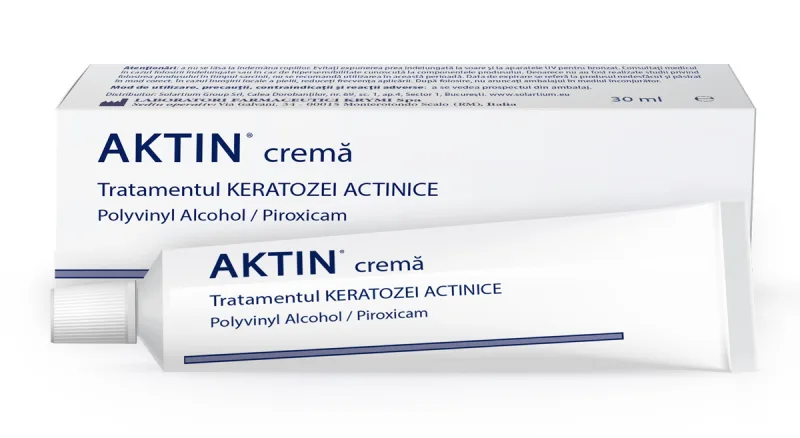 Crema tratament keratoza actinica Aktin, 30 ml, Meditrina Pharmaceuticals — preț și oferte