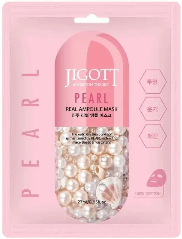 Masca Pearl Real Pearl Ampoule Mask, 27ml, Jigott — preț și oferte
