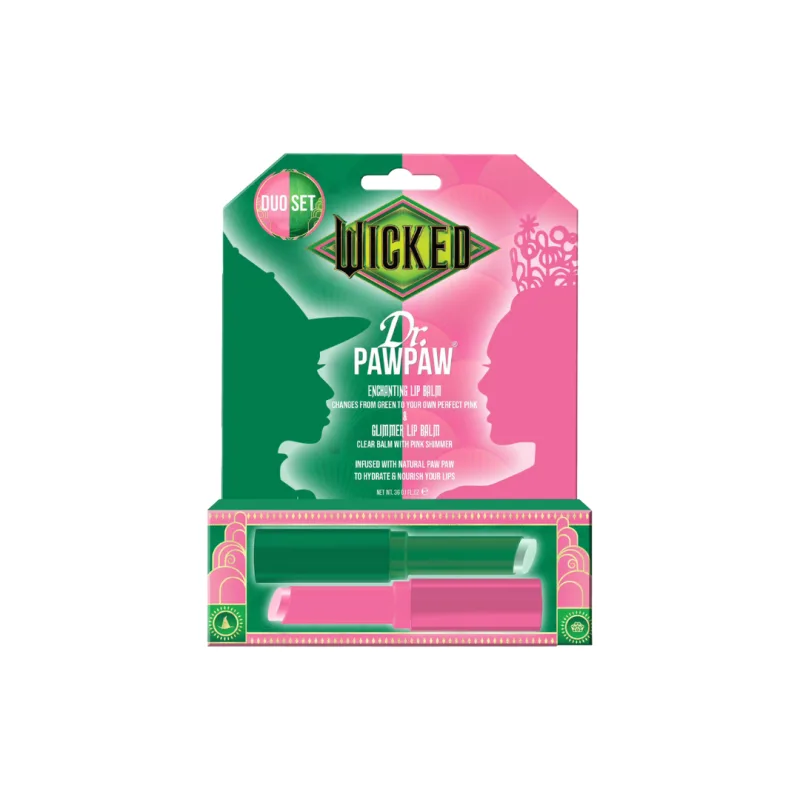Set 2 balsamuri de buze Wicked Enchanting & Glimmering, 2x3g, Dr.PAWPAW — preț și oferte