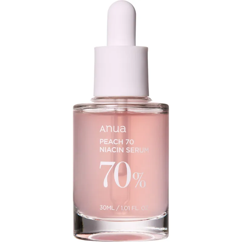 Ser de fata hidratant cu Niacinamida si 70% piersica, 30ml, Anua — preț și oferte