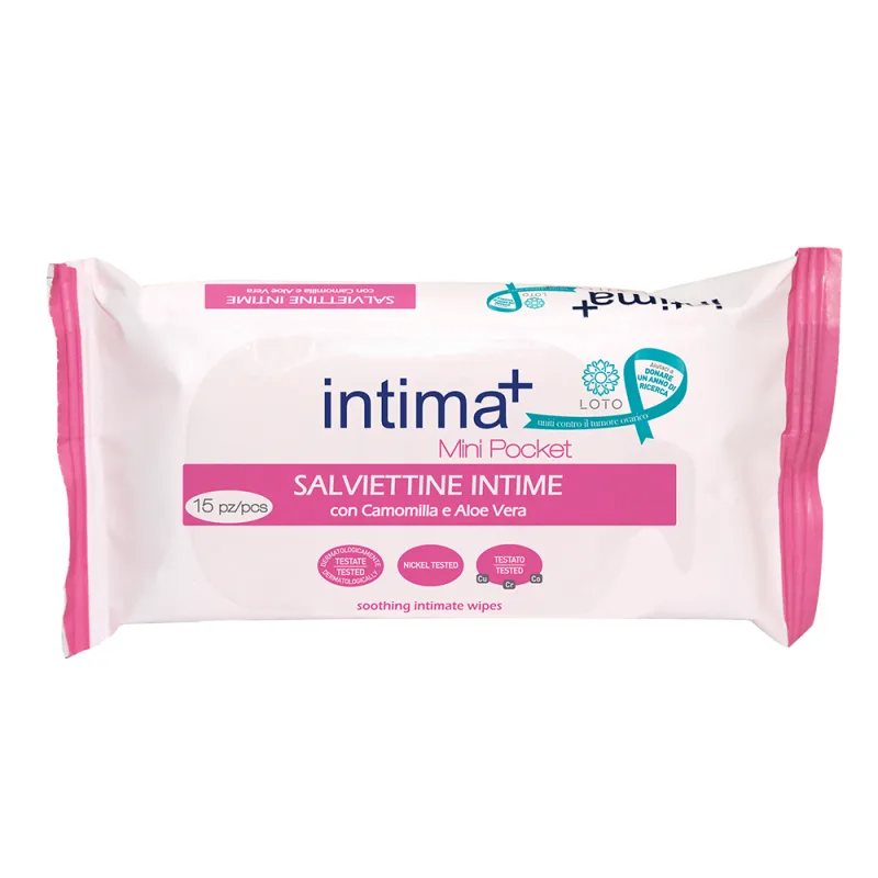 Servetele intime cu musetel & aloe vera, 15 bucati, Intima+ — preț și oferte