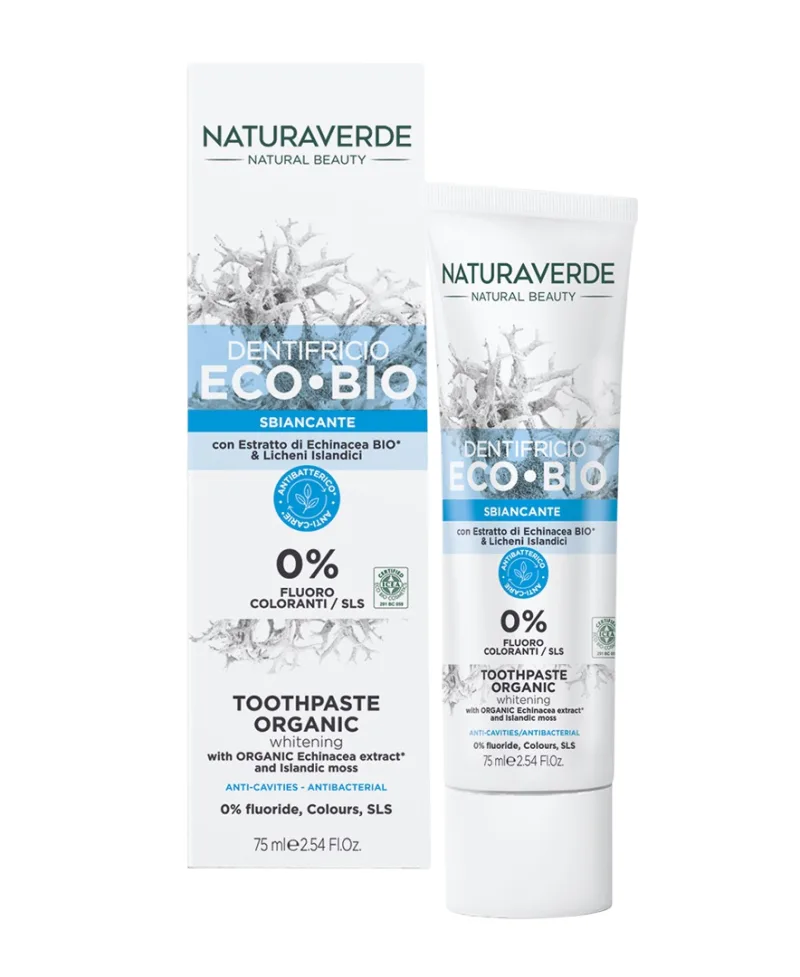 Pasta de dinti gel whitening, 75ml, Natura Verde — preț și oferte