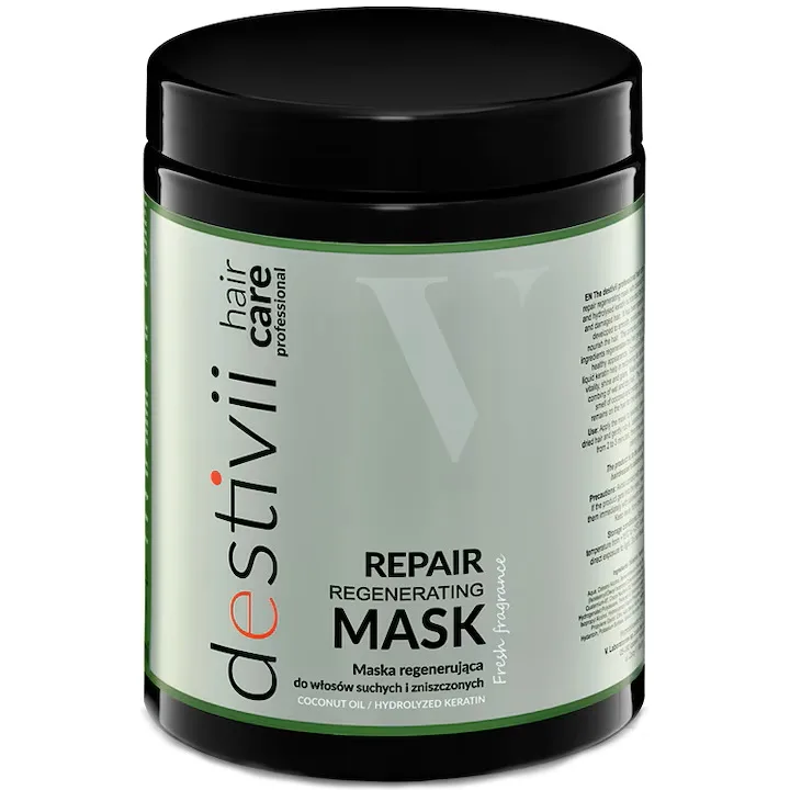 Masca de par cu efect regenerator Repair, 1000ml, Destivii — preț și oferte