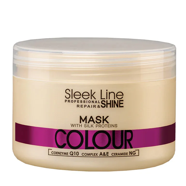 Masca pentru par vopsit Colour , 250ml, Sleek Line — preț și oferte