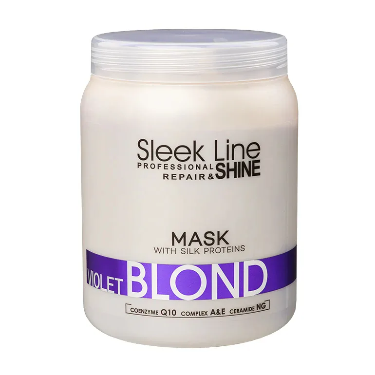 Masca Violet Blond cu pigment neutralizant violet, 1000ml, Sleek Line — preț și oferte