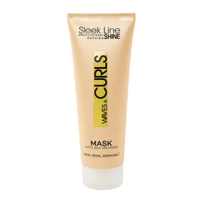 Masca pentru par ondulat Waves & Curls, 250ml, Sleek Line