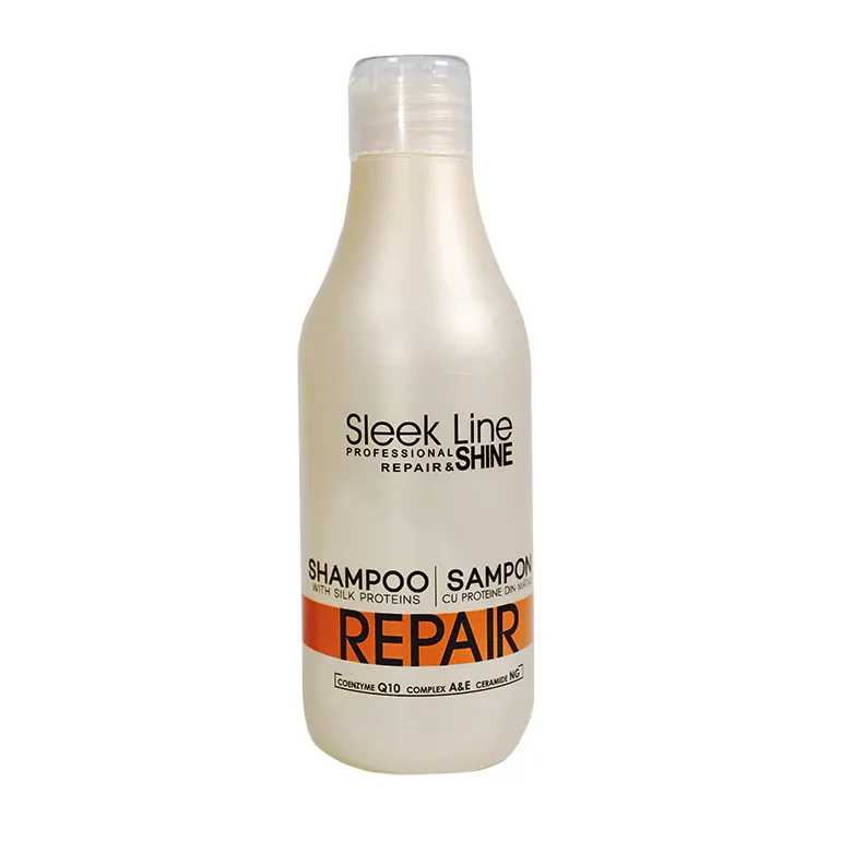 Sampon reparator pentru par deteriorat, 300ml, Sleek Line — preț și oferte