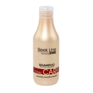 Sampon Total Care cu proteine din matase, 300ml, Sleek Line