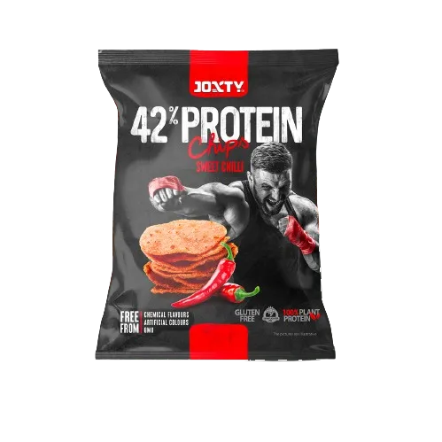 Chipsuri cu ardei gras rosu cu 22% proteine, 50g, Enjoy — preț și oferte