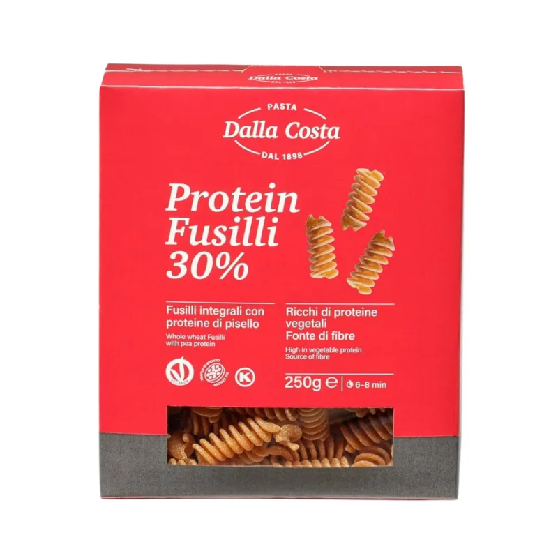 Paste fusilli cu proteine din mazare, 250g, Dalla Costa — preț și oferte