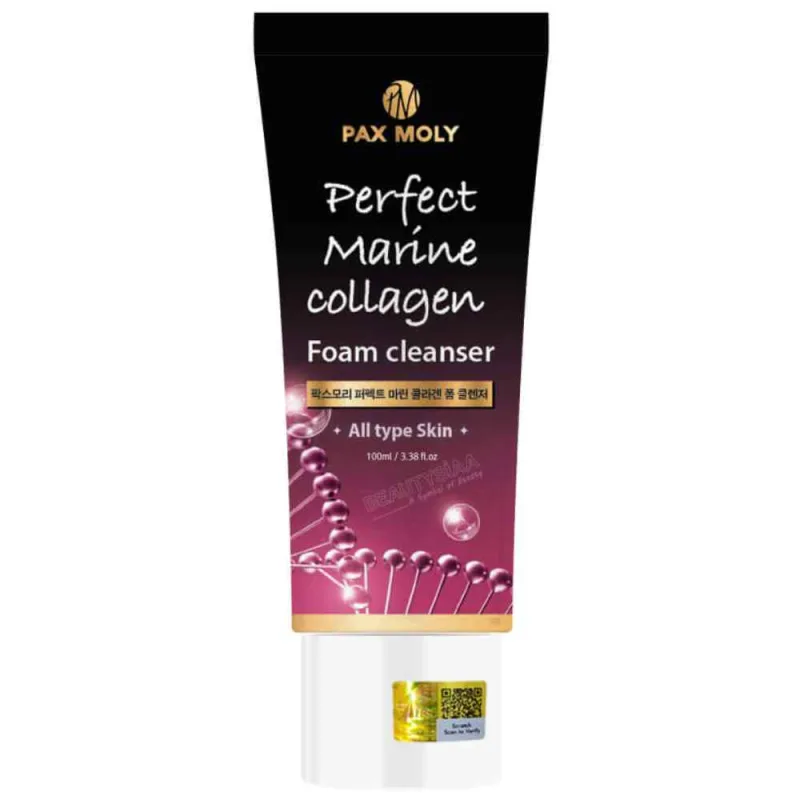 Spuma de curatare cu colagen marin, 100ml, Pax Moly — preț și oferte