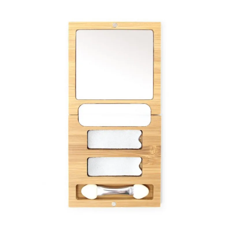 Cutie pentru farduri cu aplicator, din bambus, Zao ZAO ORGANIC MAKEUP — preț și oferte