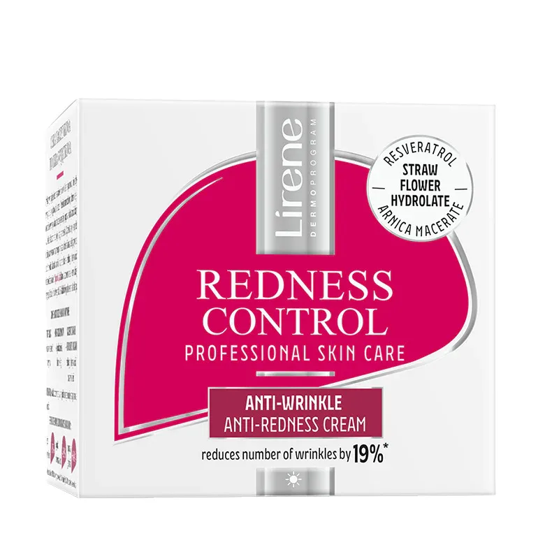 Crema cu efect netezitor anti-roseata Redness Control, 50ml, Lirene — preț și oferte