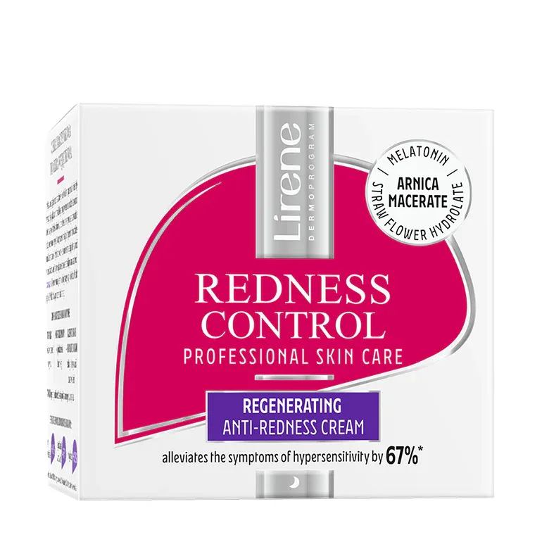 Crema cu efect regenerator pentru fata Redness Control 50ml, Lirene — preț și oferte