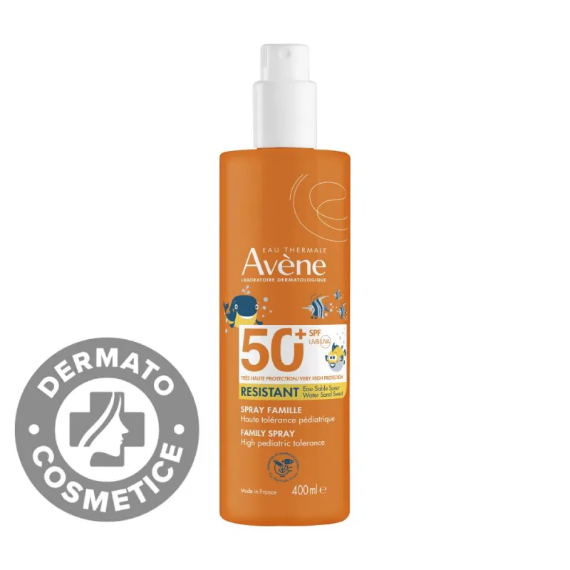 Spray cu protectie solara pentru intreaga familie SPF 50+, 400ml, Avene — preț și oferte