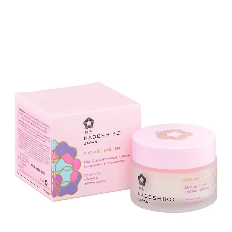 Crema de fata pentru zi si noapte cu efect de intinerire, 50ml, Nadeshiko — preț și oferte