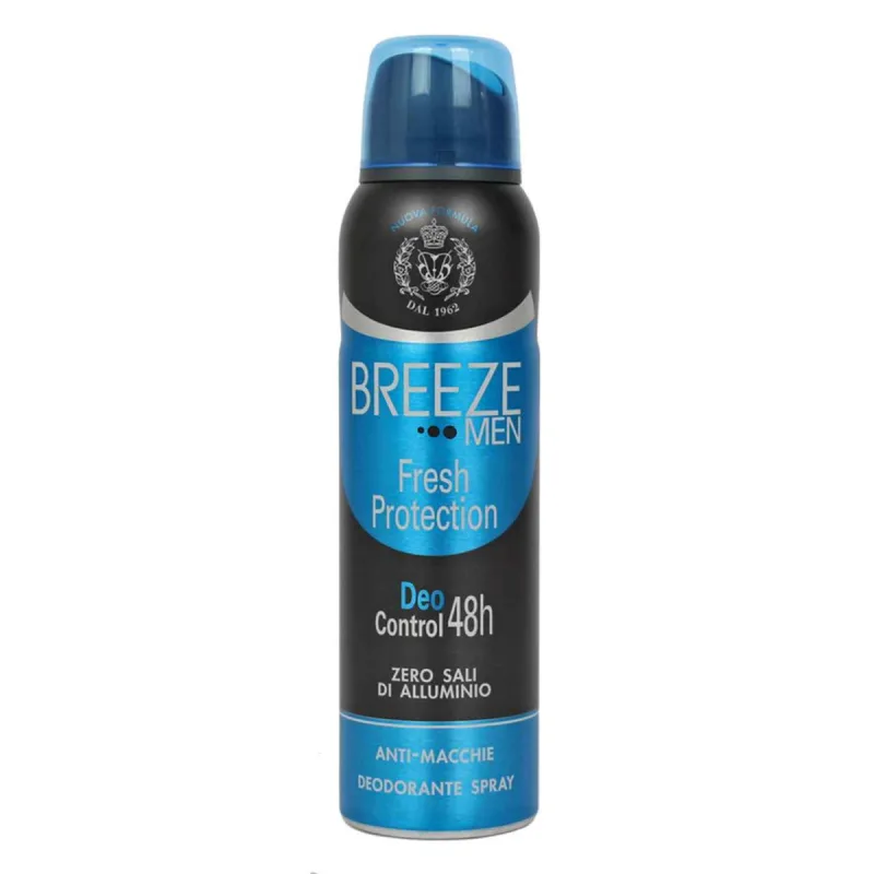 Deodorant spray fara aluminiu Men Fresh Protection, 150ml, Breeze — preț și oferte