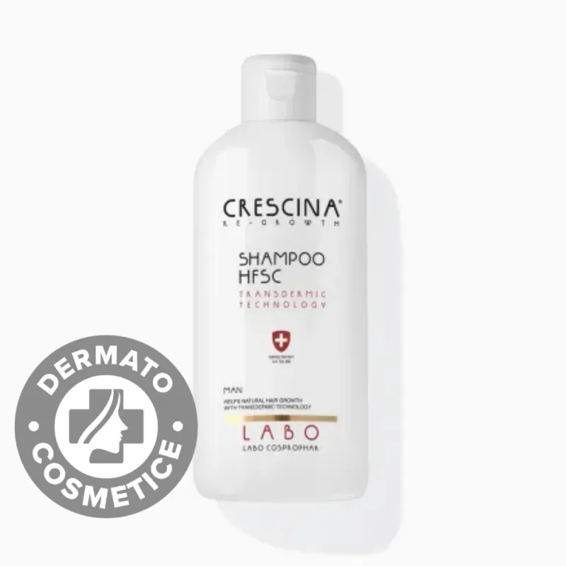 Sampon pentru barbati Transdermic HFSC Crescina, 500ml, Labo — preț și oferte