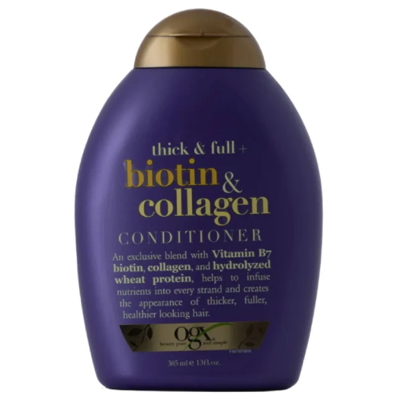 Balsam pentru volum si densitate Biotin&Collagen, 385ml, OGX — preț și oferte