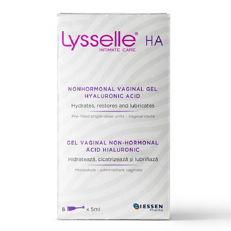 Gel vaginal non-hormonal Lysselle, 8 monodoze*5 ml, Biessen Pharma — preț și oferte