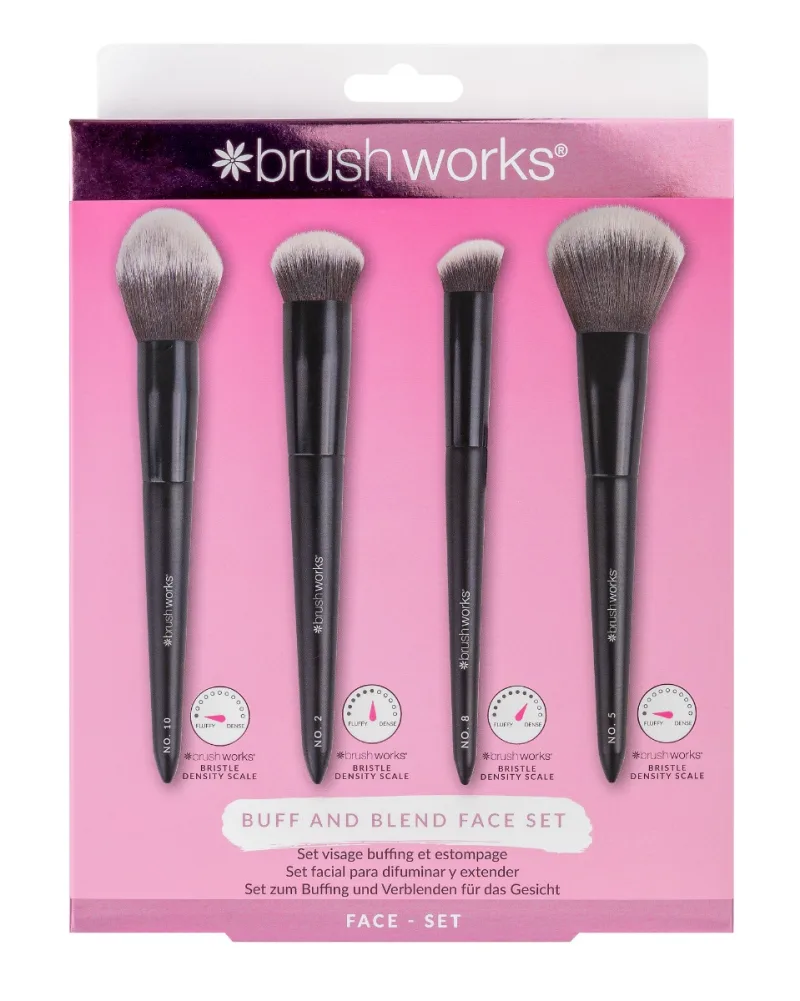 Set 4 pensule pentru Buff & Blend, 1 bucata, Brushworks — preț și oferte