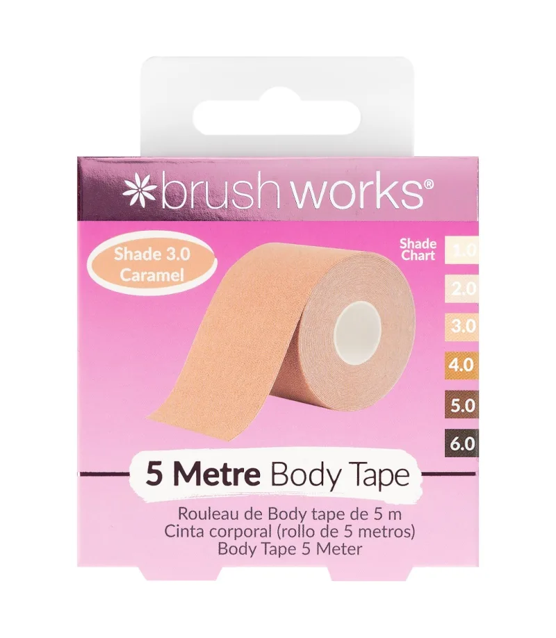 Banda adeziva pentru corp si sani 3.0 caramel, 1 bucata, Brushworks — preț și oferte