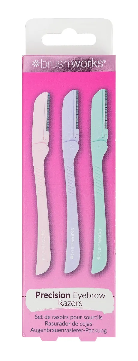 Kit aparate de ras pentru sprancene Pastel, 1 bucata, Brushworks — preț și oferte