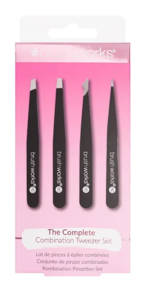 Set 4 tipuri de pensete Negru, 1 bucata, Brushworks