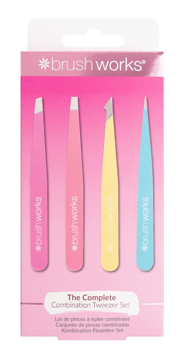 Set 4 tipuri de pensete Neon, 1 bucata, Brushworks — preț și oferte