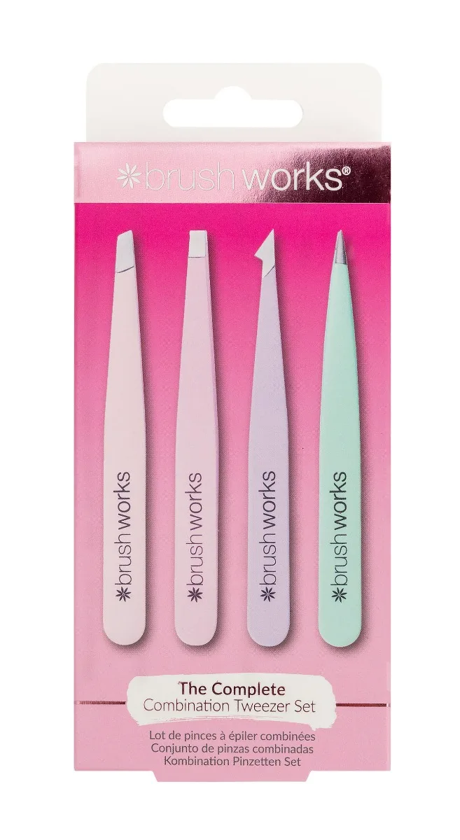 Set 4 tipuri de pensete Pastel, 1 bucata, Brushworks — preț și oferte