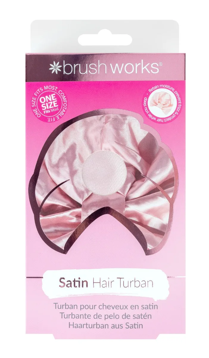 Turban pentru par din satin, 1 bucata, Brushworks — preț și oferte