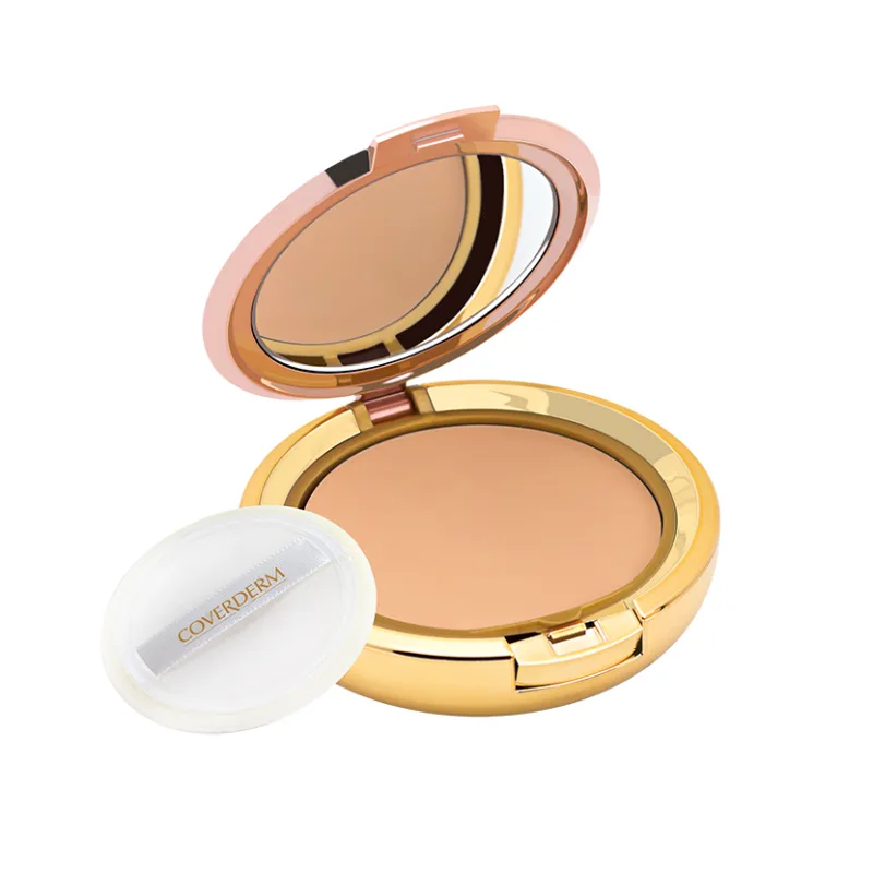 Pudra compacta pentru ten normal Nr. 4A, 10g, Coverderm — preț și oferte