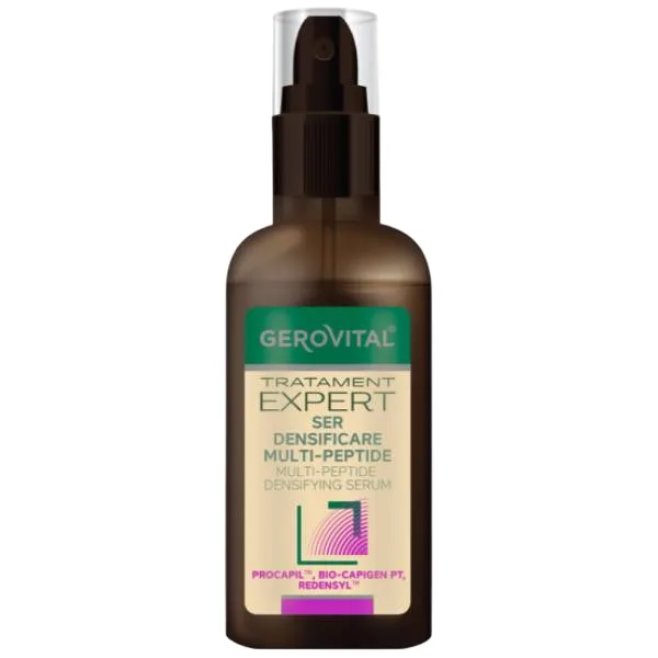 Ser densificare Multi-Peptide Tratament Expert, 100ml, Gerovital — preț și oferte