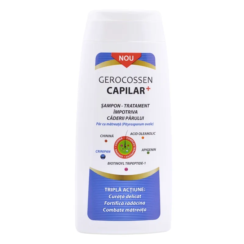 Sampon tratament impotriva caderii parului Capilar+, 275ml, Gerocossen — preț și oferte