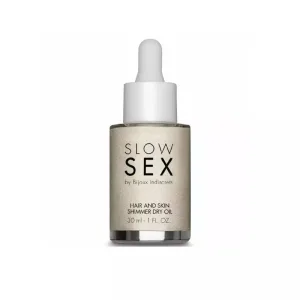 Ulei uscat stralucitor pentru corp Slow Sex, 30ml, Bijoux Indiscrets