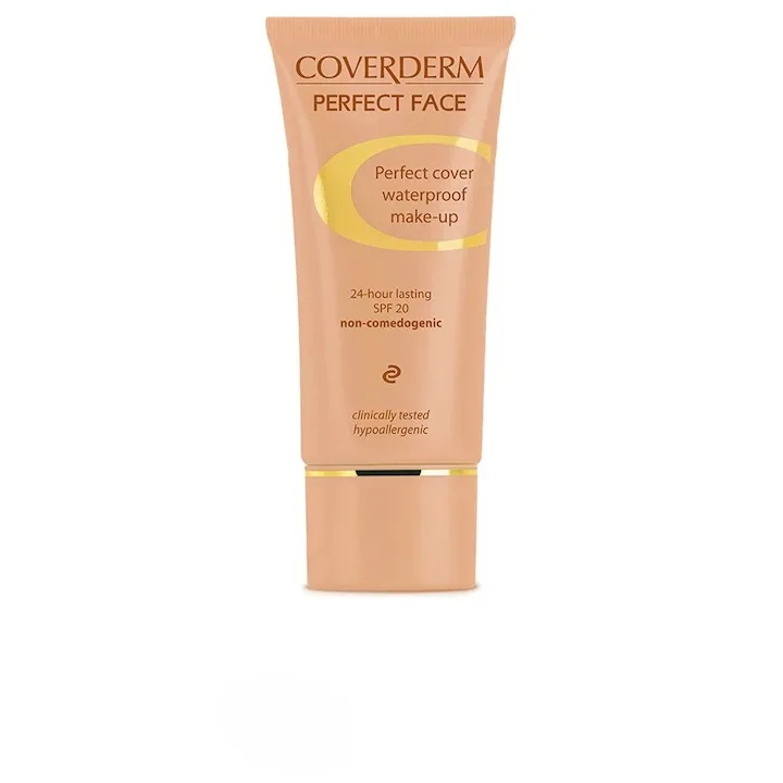 Fond de ten cu SPF20 Pefect Face 5A, 30ml, Coverderm — preț și oferte