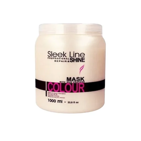 Masca pentru par vopsit Colour, 1000ml, Sleek Line — preț și oferte