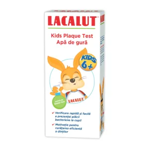 Apa de gura pentru copii peste 6 ani Plaque Test Kids, 300ml, Lacalut