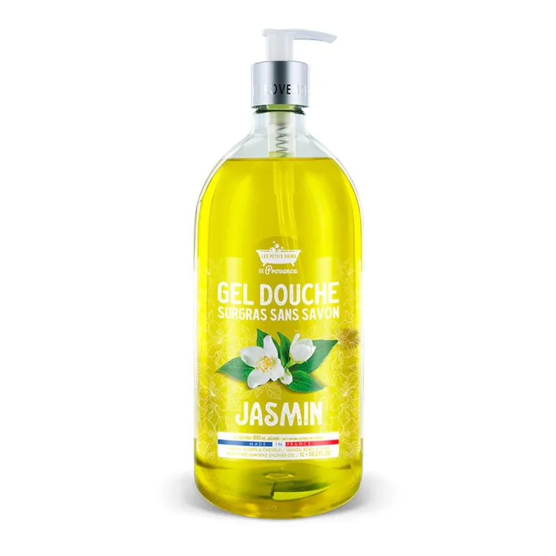Gel de dus cu Iasomie Surgras fara sapun, 1l, Les Petites Bains de Provence — preț și oferte