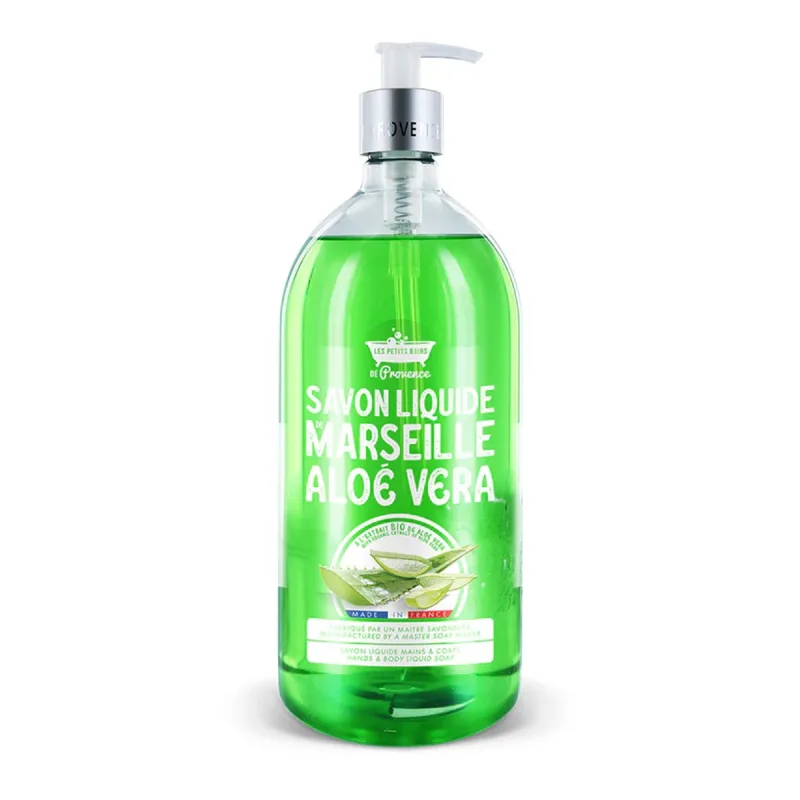 Sapun lichid de Marsilia cu Aloe Vera, 1l, Les Petites Bains de Provence — preț și oferte