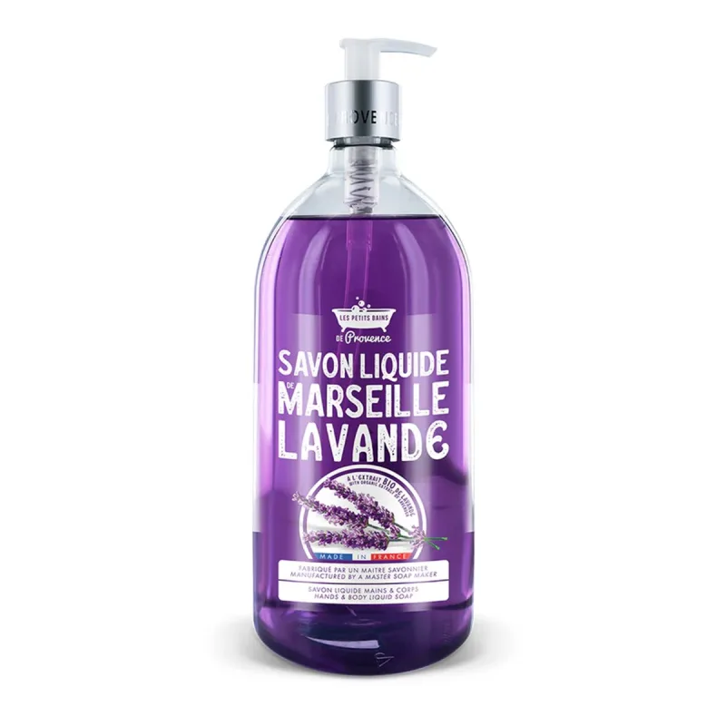 Sapun lichid de Marsilia cu Lavanda, 1l, Les Petites Bains de Provence — preț și oferte