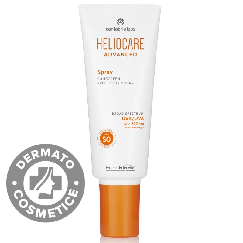 Spray pentru corp cu protectie solara SPF50 Advanced Heliocare, 200ml, Cantabria Labs — preț și oferte