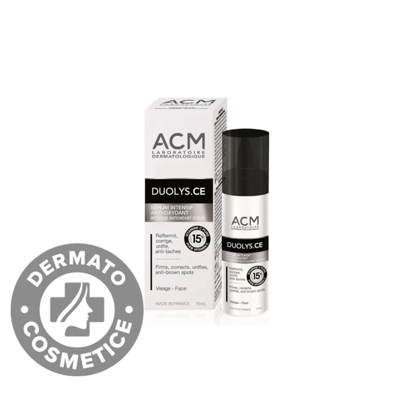 Ser intensiv antioxidant cu vitamina C pura 15% Duolys CE, 15 ml, ACM ACM LABORATOIRE — preț și oferte